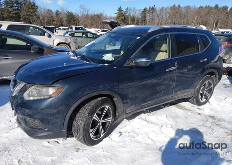 2015 Nissan Rogue Sv z USA, uszkodzony, nr VIN KNMAT2MV0FP529784